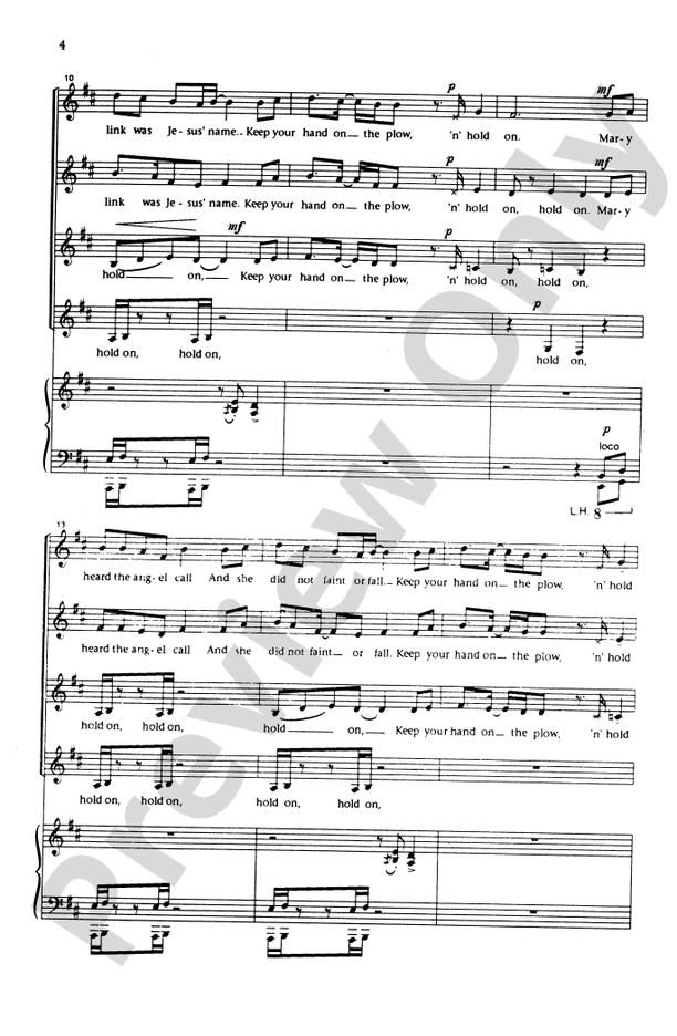 Hold On – SSAA Choral Octavo (Digital Download)