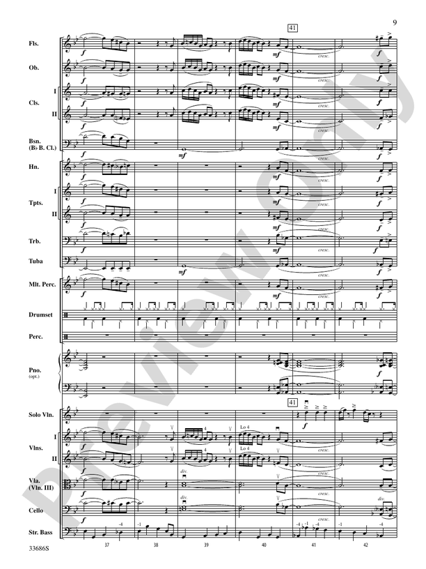 The Pink Panther (Grade 3) - Full Orchestra Conductor Score & Parts (Digital Download)