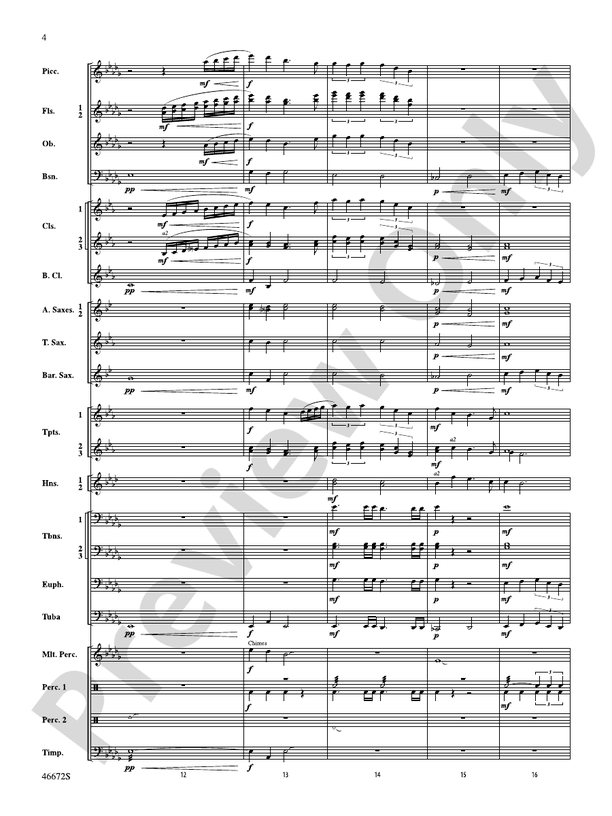 Variants on an English Sea Song - Concert Band Conductor Score & Parts (Digital Download)