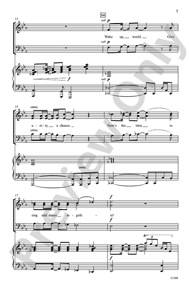 Stronger Together - SAB Choral Octavo (Digital Download)