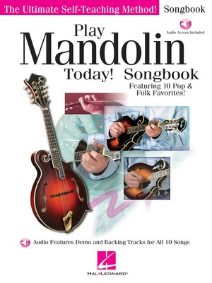 Play Mandolin Today! Songbook - Featuring 10 Pop & Folk Favorites! - Various - Mandolin Hal Leonard Sftcvr/Online Audio