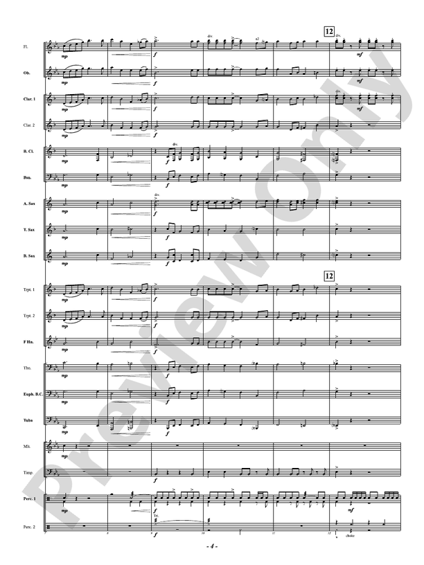 Festivity - Concert Band Conductor Score & Parts(Digital Download)