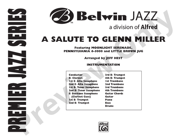 A Salute to Glenn Miller - Jazz Ensemble Conductor Score & Parts (Digital Download)