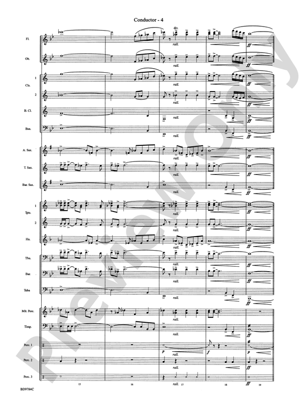 Herndon Exaltations (A Celebration of Excellence) - Concert Band Conductor Score & Parts (Digital Download)