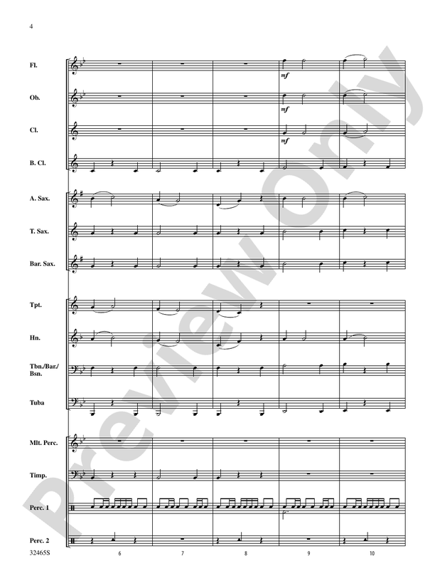 Two Romanian Carols - Concert Band Conductor Score & Parts (Digital Download)