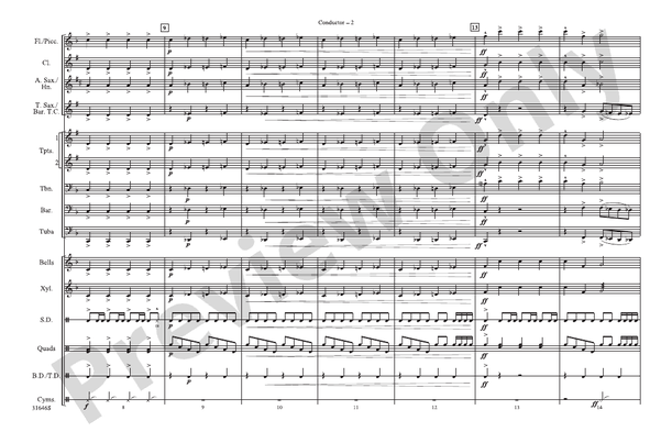 The Hut on Fowl's Legs – Marching Band Conductor Score & Parts (Digital Download)