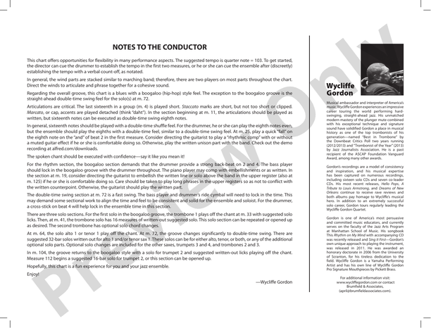 What You Dealin' With - Jazz Ensemble Conductor Score & Parts(Digital Download)