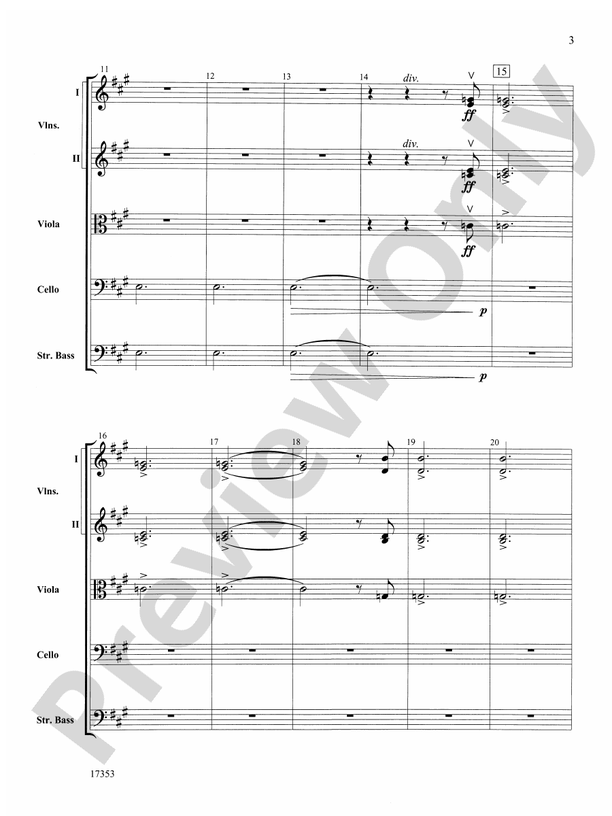 Capriccio Italien – String Orchestra Conductor Score & Parts (Digital Download)