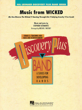 Schwartz - Music from Wicked - Concert Band Grade 2 Score/Parts arranged by Sweeney Hal Leonard 8725046