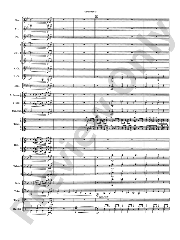 Four of a Kind - Concert Band Conductor Score & Parts (Digital Download)