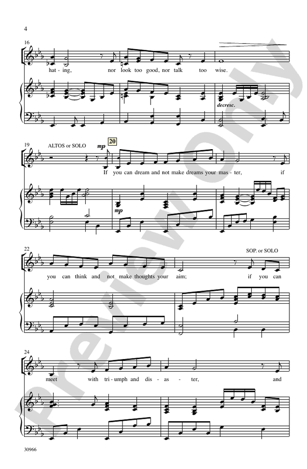 If – SSA Choral Octavo (Digital Download)