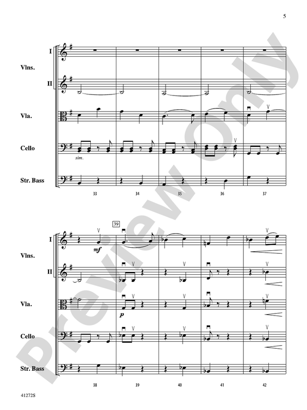 Westridge Overture – String Orchestra Conductor Score & Parts (Digital Download)
