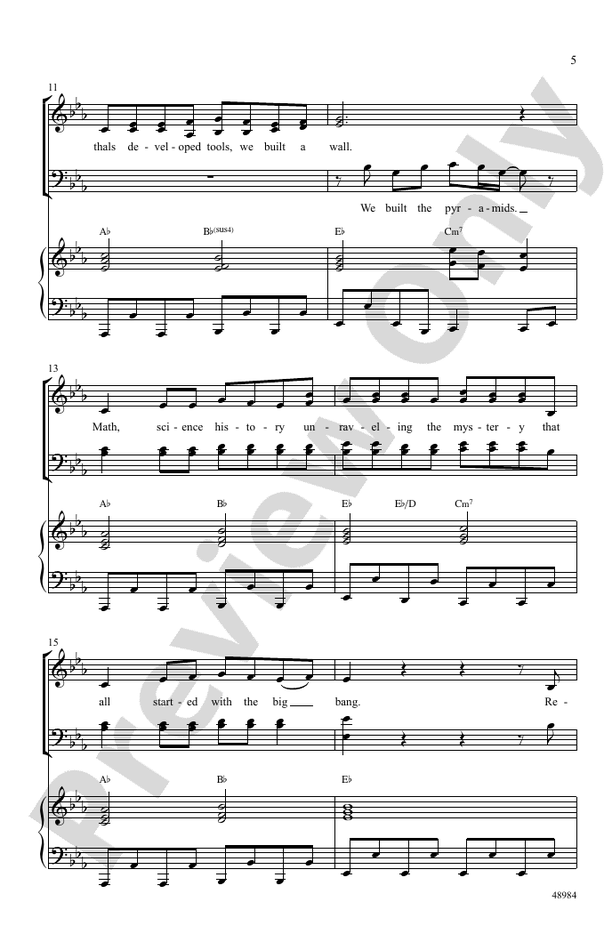 Streaming Sitcoms - SATB Choral Octavo (Digital Download)