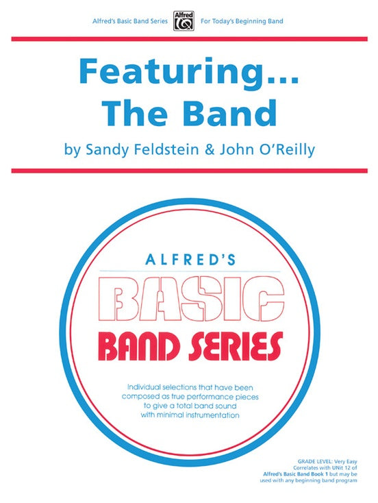 Featuring the Band - Concert Band Conductor Score & Parts (Digital Download)
