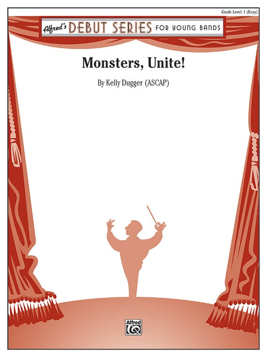 Monsters, Unite! - Concert Band Conductor Score & Parts (Digital Download)
