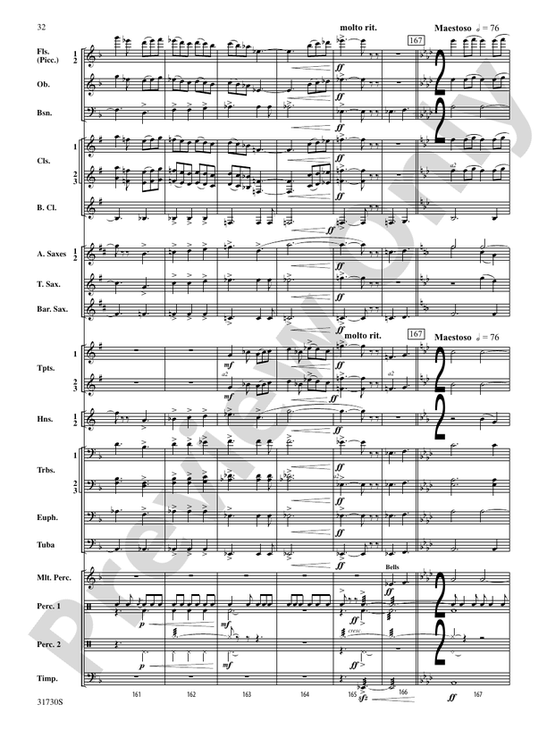 They Shall Run and Be Free - Concert Band Conductor Score & Parts (Digital Download)