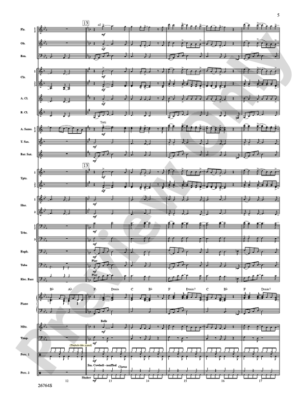 James Taylor in Concert - Concert Band Conductor Score & Parts (Digital Download)