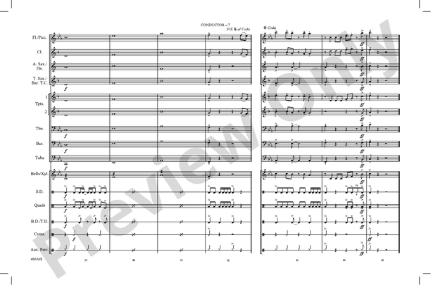 Mercy (From Space Jam: A New Legacy) – Marching Band Conductor Score & Parts (Digital Download)