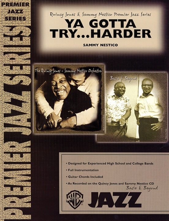 Ya Gotta Try ... Harder - Jazz Ensemble Conductor Score & Parts (Digital Download)