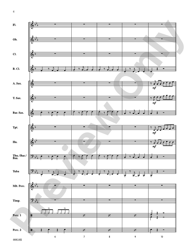 Feel It Still - Concert Band Conductor Score & Parts (Digital Download)
