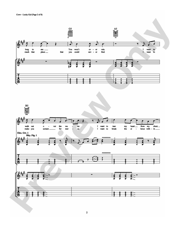 Lucky Kid - Guitar TAB (Digital Download)
