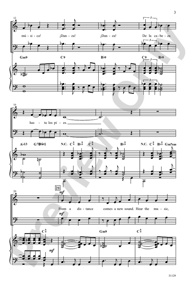 ¡Danza! - SAB Choral Octavo (Digital Download)