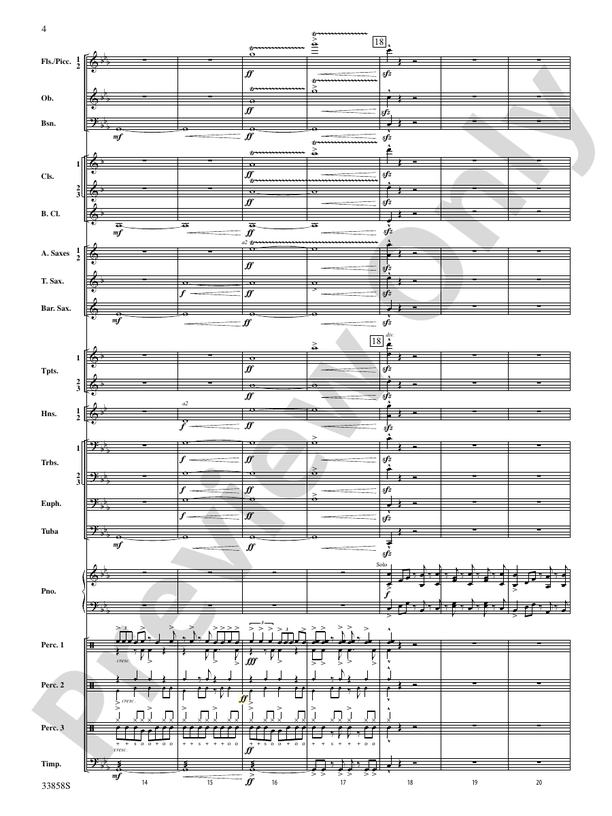 Danzas Cubanas - Concert Band Conductor Score & Parts (Digital Download)