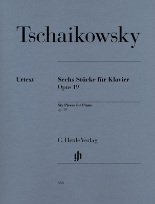 Pieces 6 Op 19 Urtext - Peter Ilyich Tchaikovsky - Piano G. Henle Verlag Piano Solo