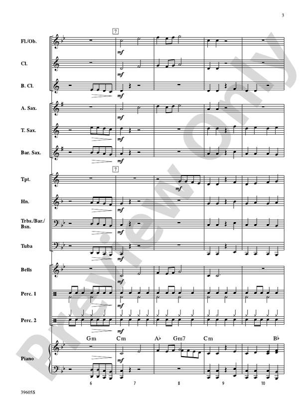 Atomic Clock (Chris M Bernotas) - Concert Band Conductor Score & Parts (Digital Download)