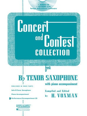 Concert and Contest Collection for Bb Tenor Sax - Accompaniment CD - Rubank Publications Accompaniment CD CD-ROM