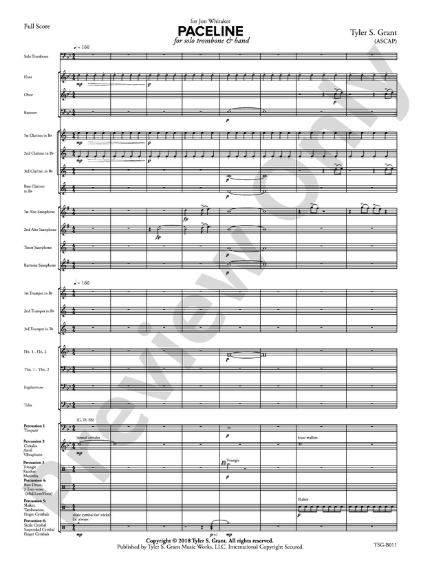 Paceline - Concert Band Conductor Score & Parts (Digital Download)
