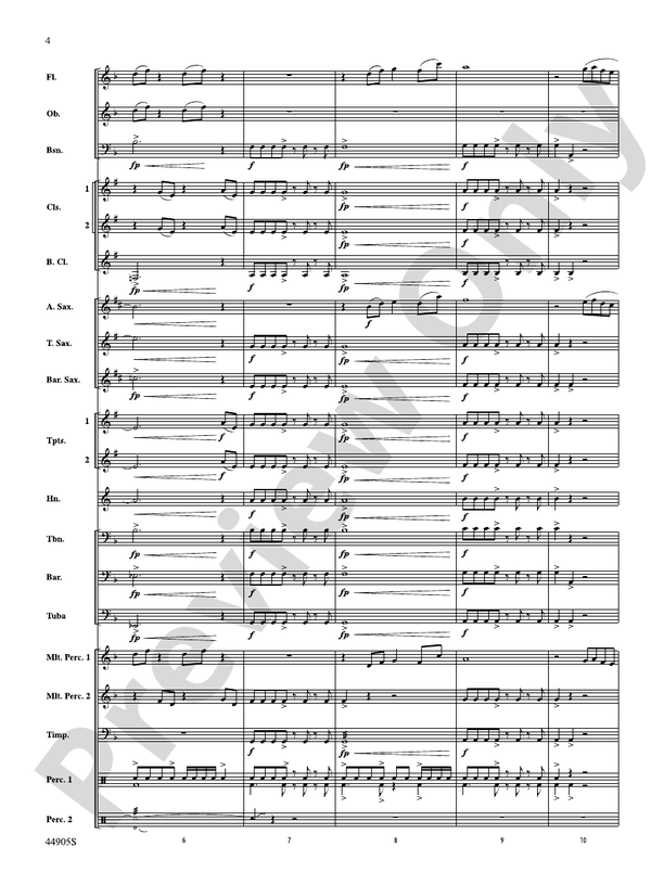 Allegory - Concert Band Conductor Score & Parts (Digital Download)
