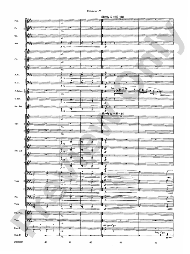 Gershwin! (Medley) - Concert Band Conductor Score & Parts (Digital Download)