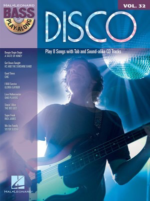 Disco - Bass Play-Along Volume 32 - Bass Guitar Hal Leonard Bass TAB with Lyrics & Chords /CD
