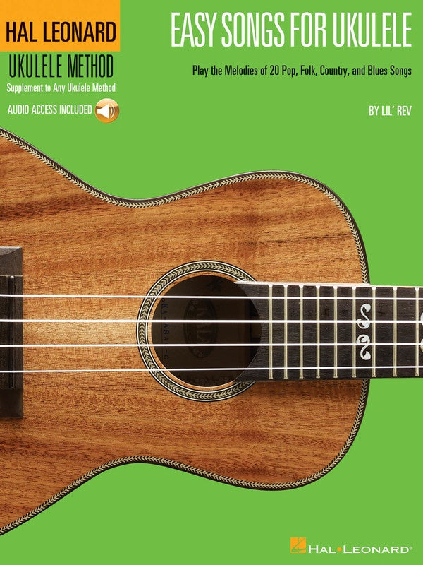 Easy Songs for Ukulele - Ukulele/Audio Access by Lil' Rev Hal Leonard 695904