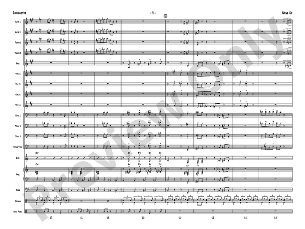 Wise Up – Jazz Ensemble Conductor Score & Parts (Digital Download)
