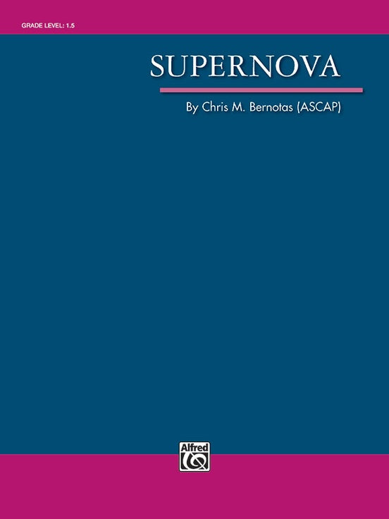 Supernova - Concert Band Conductor Score & Parts (Digital Download)