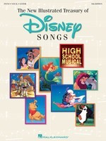 New Illustrated Treasury of Disney Songs - 6th Edition - Various - Guitar|Piano|Vocal Hal Leonard Piano, Vocal & Guitar