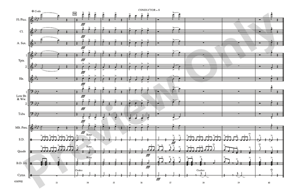 This Is How We Do – Marching Band Conductor Score & Parts (Digital Download)