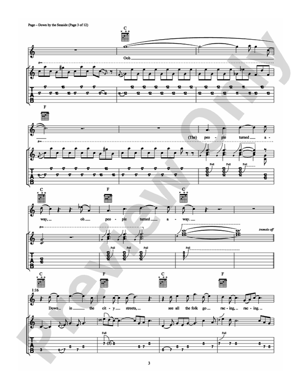 Down By The Seaside - Guitar TAB (Digital Download)