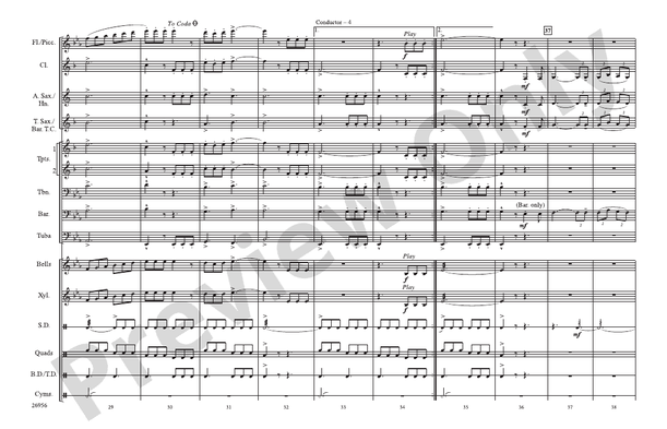 Superman Theme – Marching Band Conductor Score & Parts (Digital Download)