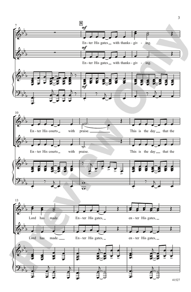 A Psalm - SSA Choral Octavo (Digital Download)