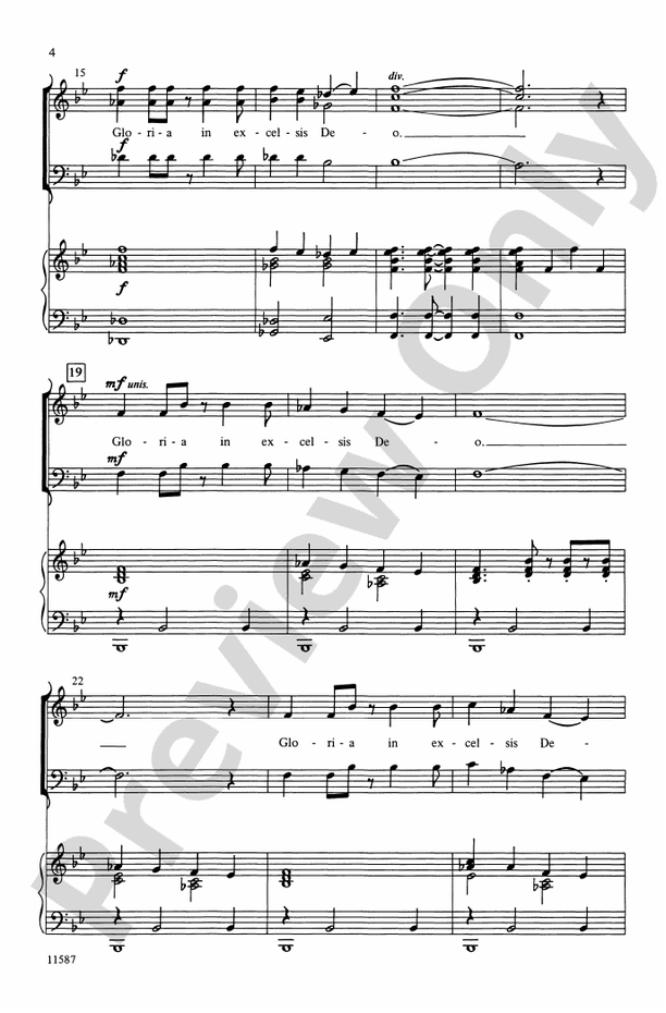 A Festive Gloria - Jay Althouse - SAB Choral Octavo (Digital Download)