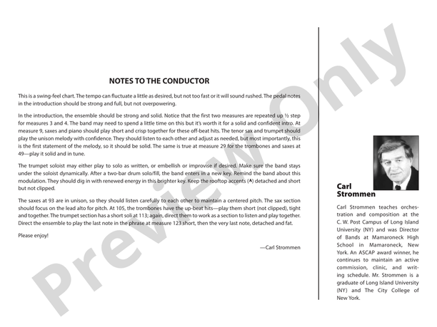 Santa's in Town - Jazz Ensemble Conductor Score & Parts (Digital Download)