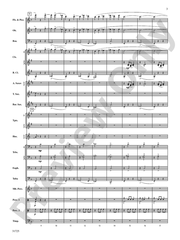 Idyllwild Fantasy - Concert Band Conductor Score & Parts (Digital Download)