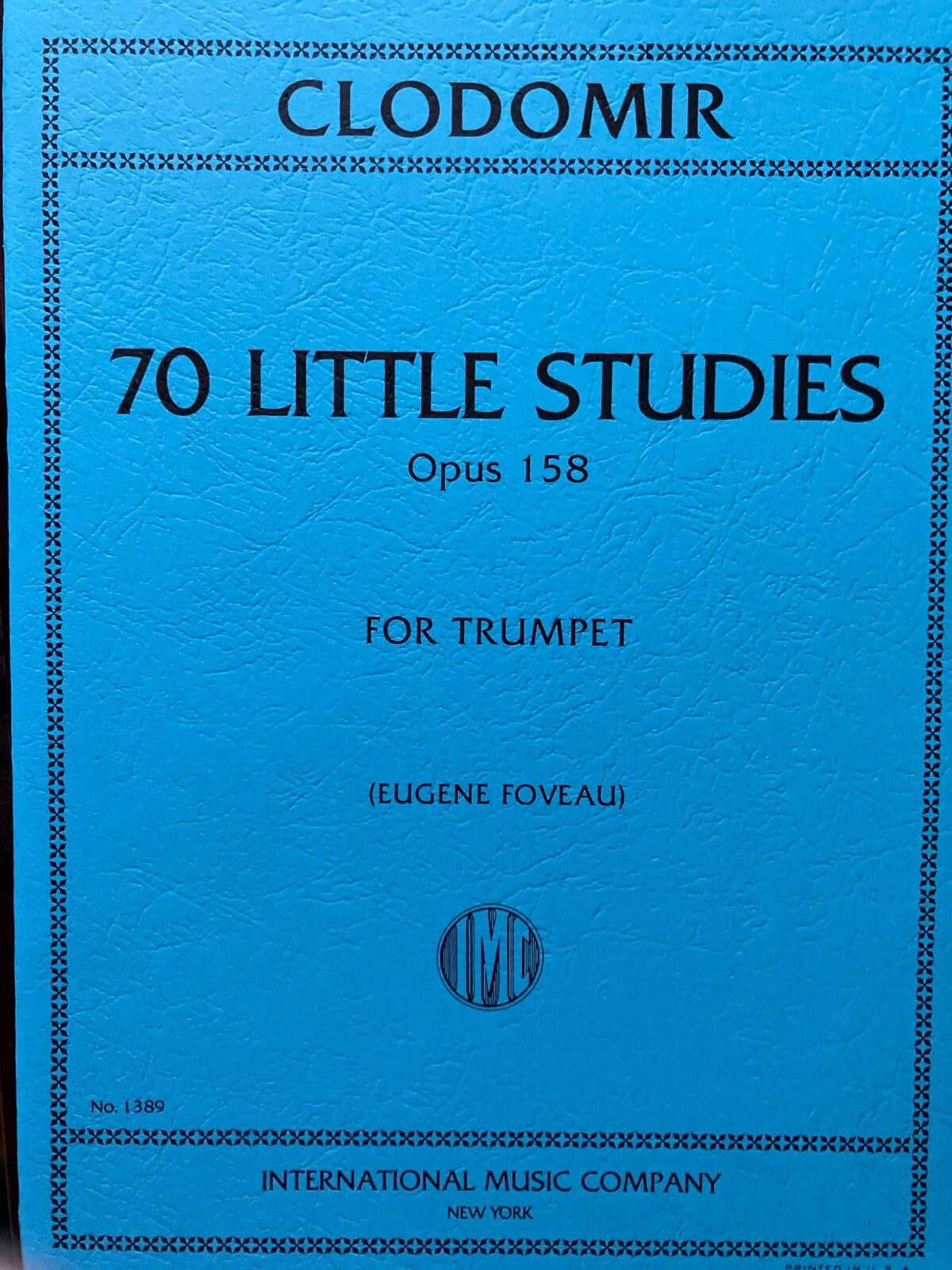 70 Little Studies, Op. 158 - Trumpet - Pierre-Francois Clodomir -  IMC1389