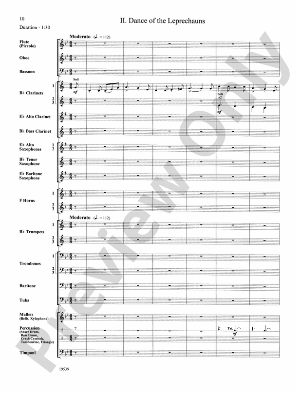 Two Irish Sketches - Concert Band Conductor Score & Parts (Digital Download)