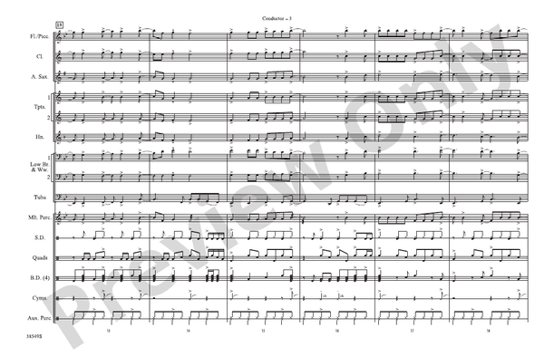 Cheeseburger in Paradise – Marching Band Conductor Score & Parts (Digital Download)