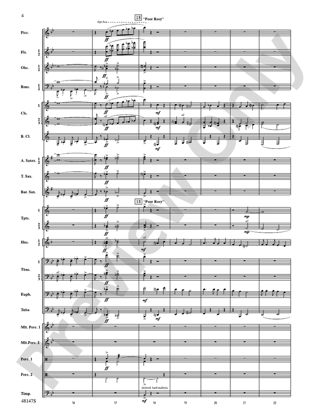 Reluctant Joys - Concert Band Conductor Score & Parts (Digital Download)