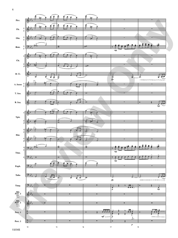 Woodlands Overture - Concert Band Conductor Score & Parts(Digital Download)